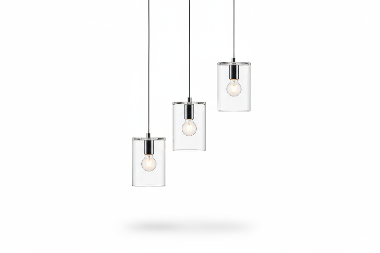Trio Glass Lamps